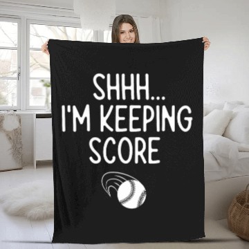 Discover Shhh Im Keeping Score 13 Fleece Blankets