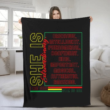 Discover Juneteenth Extraordinary Freedom Day Black History Month BLM Fleece Blankets