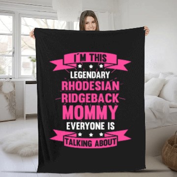 Discover Rhodesian Ridgeback Mom 1 Baseball Tees Fleece Blankets
