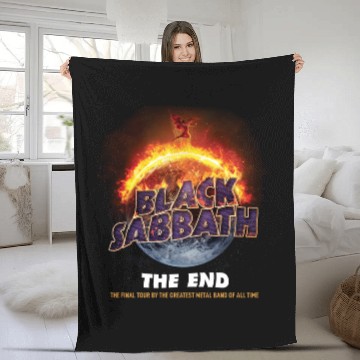 Discover Black Sabbath The Final Tour 2016 Fleece Blankets Short Sleeve Black Men