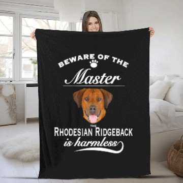 Discover Rhodesian Ridgeback s Rhodesian Ridgeback Master Baseball Tees Fleece Blankets