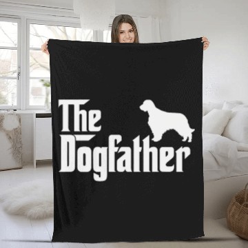 Discover welsh springer spaniel DogFather Funny Dog Dad Baseball Tees Fleece Blankets