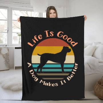 Discover Italian Mastiff Cane Corso Dog Breed 35 Fleece Blankets