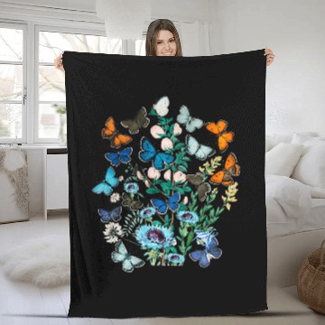 Discover Spring flowersbutterfliessummerspring art 2 Baseball Tees Fleece Blankets