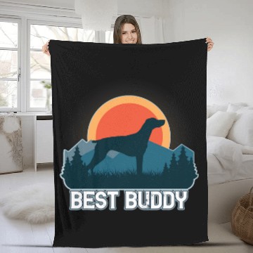 Discover German Shorthaired Pointer GSP Dog Breed 51 Fleece Blankets