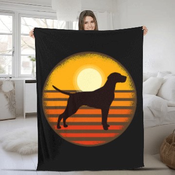 Discover German Shorthaired Pointer GSP Dog Breed 9 Fleece Blankets