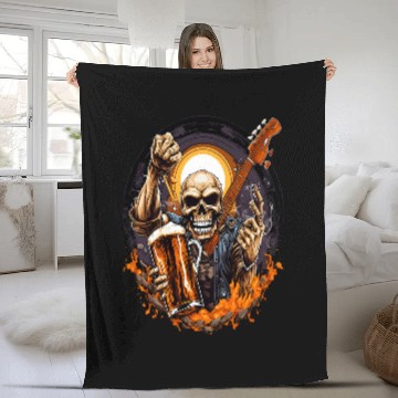Discover Spooky Alcohol Selection Inspiration Graphic Design Art Cool Fleece Blankets