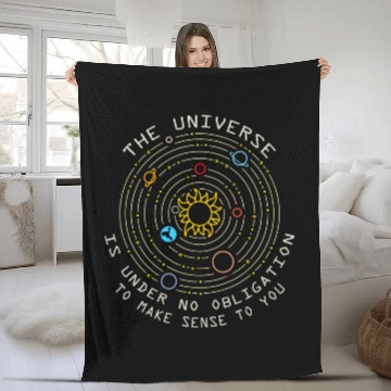Discover Supernova Planet Moon Eclipse Astronomy Astronomer Fleece Blankets