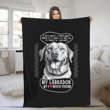 Discover Labrador Retriever Fleece Blankets