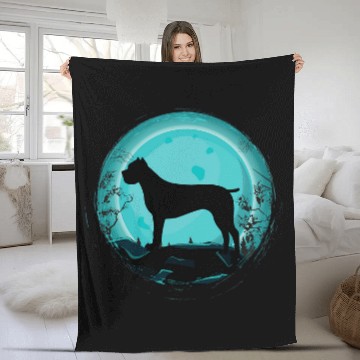 Discover Italian Mastiff Cane Corso Dog Breed Zip Fleece Blankets