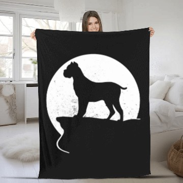 Discover Italian Mastiff Cane Corso Retro 27 Fleece Blankets