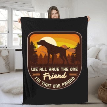 Discover German Shorthaired Pointer GSP Dog Breed 33 Fleece Blankets