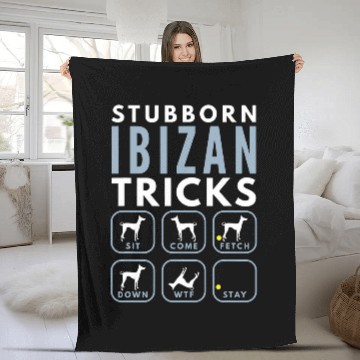 Discover Stubborn Ibizan Hound Tricks Dog Training Baseball Tees Fleece Blankets