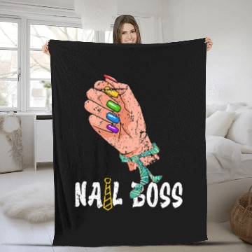 Discover Nail Boss Nail Technician Artist 1 Baseball Tees Fleece Blankets