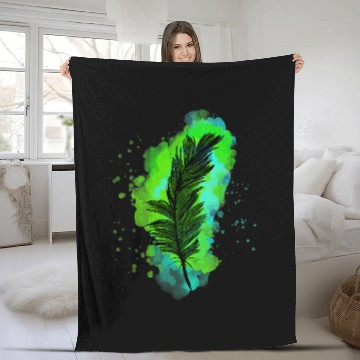 Discover Nice Feather Art Fleece Blankets
