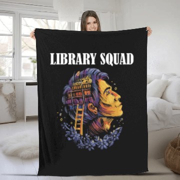 Discover Library Squad Fleece Blankets