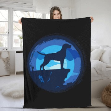 Discover German Shorthaired Pointer GSP Dog Breed 24 Fleece Blankets