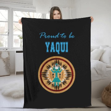 Discover Native American Spirit Baseball Tees Fleece Blankets