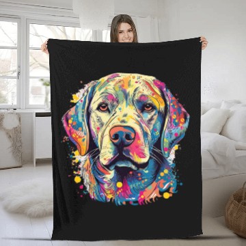 Discover Labrador Dreams beloved Dog Lovers Retriever Fleece Blankets