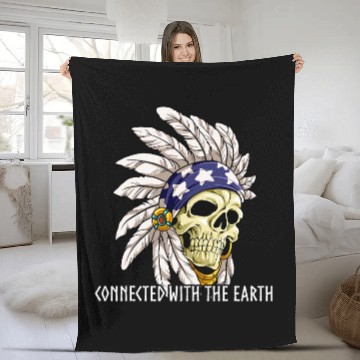 Discover Native American Indigenous Baseball Tees Fleece Blankets