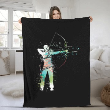 Discover Splash Archery Fleece Blankets