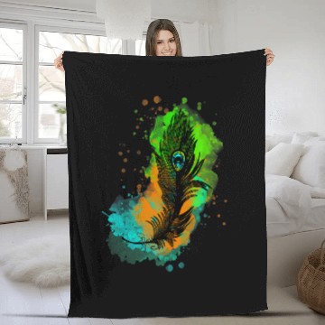 Discover Nice Summer Feather Fleece Blankets