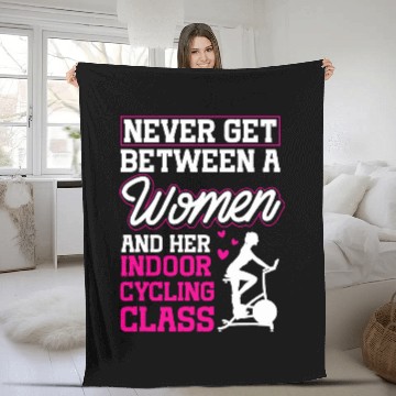 Discover Spinning Class Her indoor cycling class Spin Class Gym Fleece Blankets