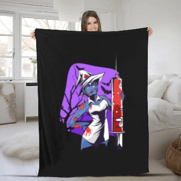 Discover The nurses Have The Cure UnDeads People Zombie Fleece Blankets