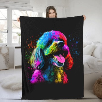 Discover Poodle Designer Fleece Blankets