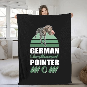 Discover German Shorthaired Pointer Mom Dog Owner Fleece Blankets