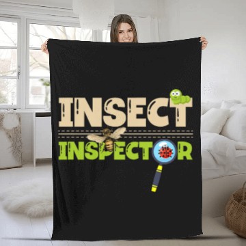 Discover Insect Inspector Bug Catcher Future Entomologist Baseball Tees Fleece Blankets