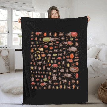 Discover Insect Collector Bug Catcher Bug Catching Entomologist Fleece Blankets