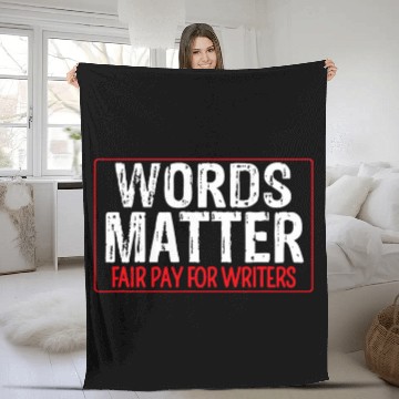 Discover Literature Writing Journalist Writer Author Journalism Fleece Blankets