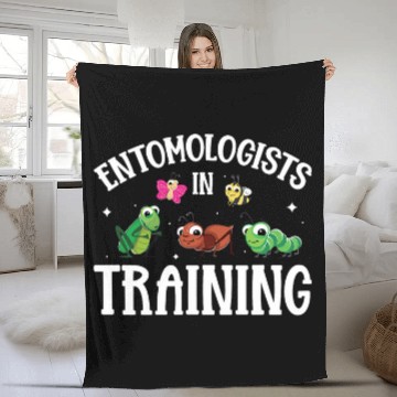 Discover Insect Bug Entomology Future Entomologist Fleece Blankets