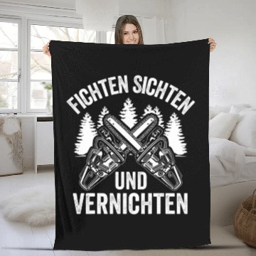 Discover Spruce view and destroy chainsaw forest forest forester Baseball Tees Fleece Blankets