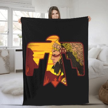 Discover Native American Thunderbird Indigenous Peoples Day Baseball Tees Fleece Blankets