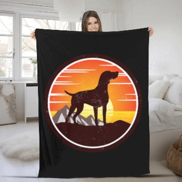 Discover German Shorthaired Pointer GSP Dog Breed 74 Fleece Blankets