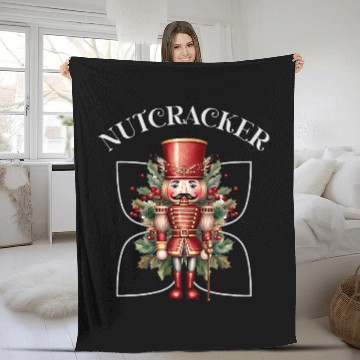 Discover Nutcracker Ballet Dance Merry Christmas Joy Baseball Tees Fleece Blankets