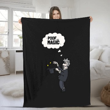 Discover Magician Magic Mage Wizard Supernatural Witch Fleece Blankets