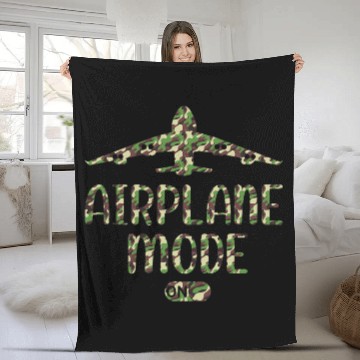 Discover Airplane Mode On Passenger Plane Airport Pilot Plane Pilots Baseball Tees Fleece Blankets