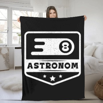 Discover Telescope astronomer physics cometa cosmologist teacher 4 Fleece Blankets