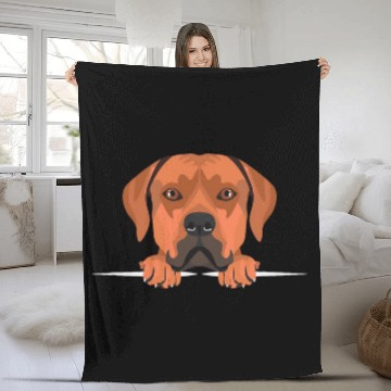 Discover Smiling Rhodesian Ridgeback 1 Baseball Tees Fleece Blankets