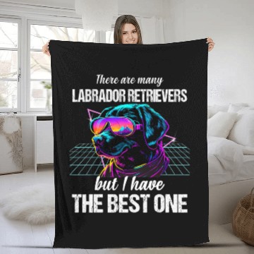 Discover Labrador Lab Dog Labrador Retrievers Fleece Blankets