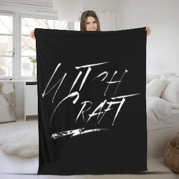 Discover Sorcery Broom Witcher Witches Witchcraft Witch Fleece Blankets