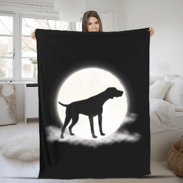 Discover German Shorthaired Pointer GSP Dog Breed 65 Fleece Blankets