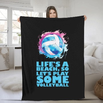 Discover Volleyball Player Coachs Training Game Beach Volleyball 15 Baseball Tees Fleece Blankets