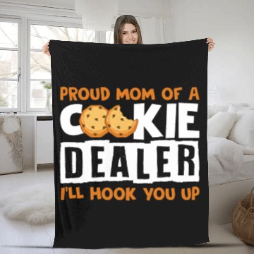 Discover Mother Cookie Lover Cookie Baker Cookie Seller Zip Fleece Blankets