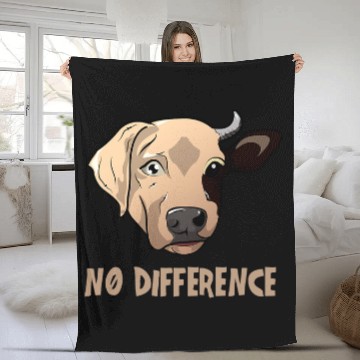 Discover Labrador Lab Dog No Difference Labrador Cow Funny Vegetarians Baseball Tees Fleece Blankets