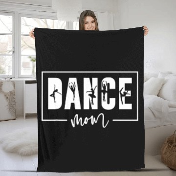 Discover Dance Mom Dancer Ballet Practice Zip Fleece Blankets
