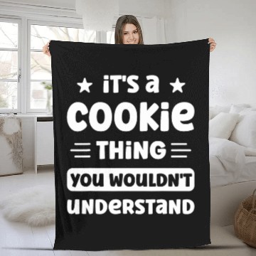 Discover Its a Cookie Thing You Wouldnt Understand Baking Cookie Baseball Tees Fleece Blankets